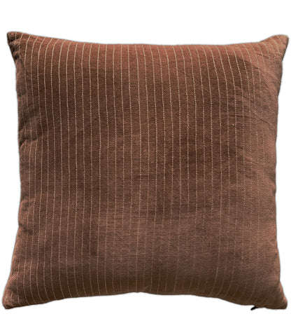 Stitchline Brown Velvet Cushion Cover
