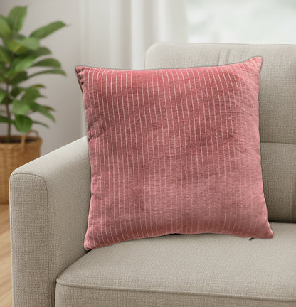 Stitchline Peach Velvet Cushion Cover