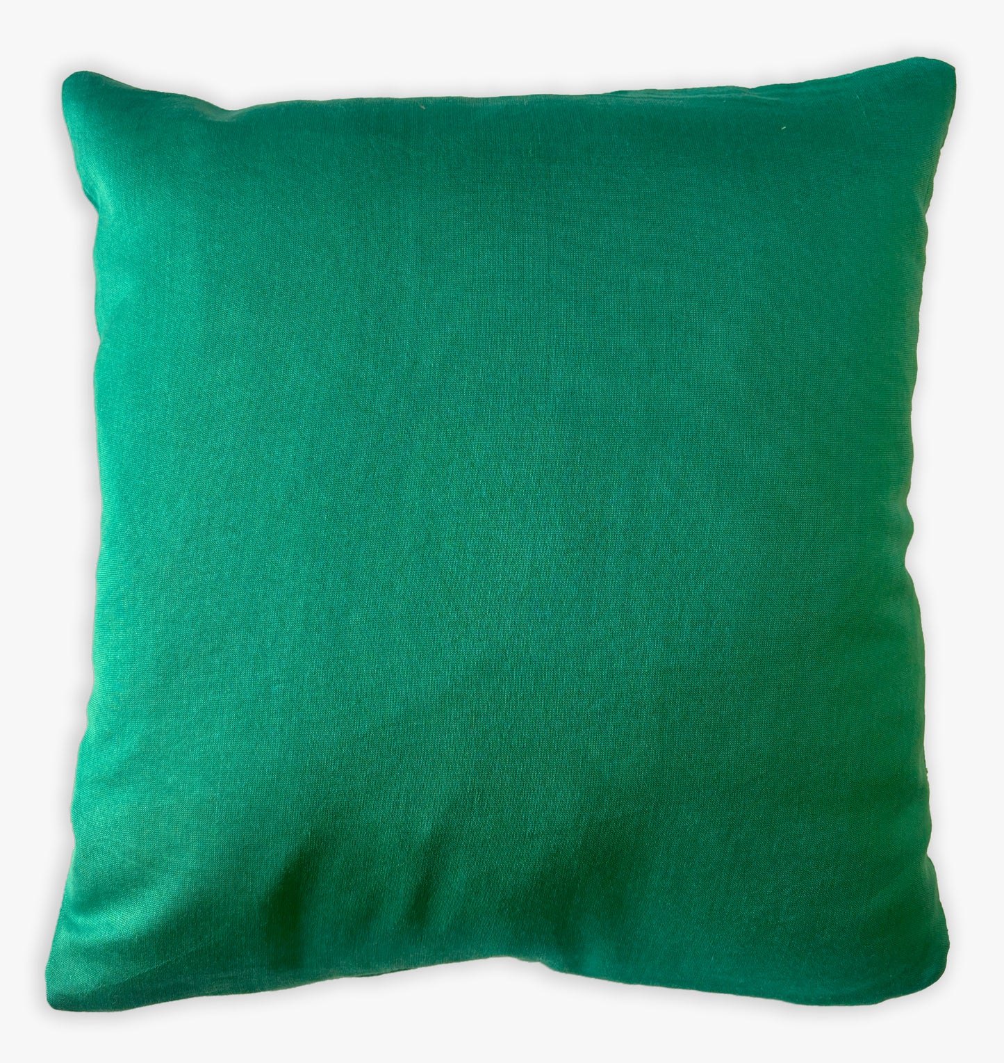 Blooming Mirage Green Embroidered Cushion Cover
