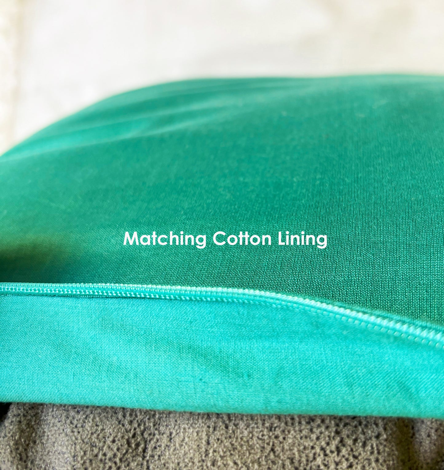 Blooming Mirage Green Embroidered Cushion Cover